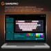 Клавіатура GamePro MK160 V2 Warden QLAB Sakura Linear RGB USB UA Black (MK160-V2-B-QS)