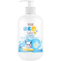 Дитячий шампунь EcoBaby 3+ з екстрактом бавовни й олією льону 500 мл (4820000308687)