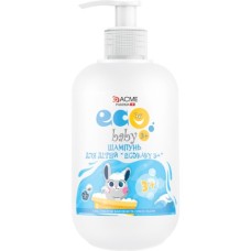 Дитячий шампунь EcoBaby 3+ з екстрактом бавовни й олією льону 500 мл (4820000308687)