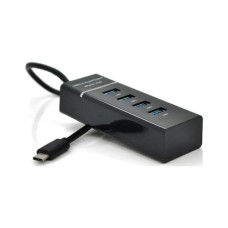 Концентратор Voltronic USB-C to 4xUSB 3.0 0.2m black (YT-TC3H4-B20/12940)