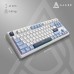 Клавіатура Ajazz AK870 V2 Flying Fish Switch USB UA White/Blue (AK870-V2-FF-BWB)