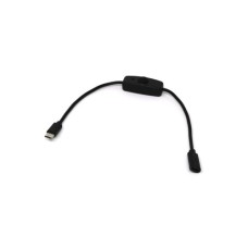 Додаткове обладнання до промислового ПК Pi HUT Кабель USB Type-C для Raspberry Pi 4 з вимикачем 1.5м (102509)