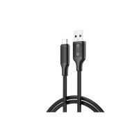 Дата кабель USB 2.0 AM to USB-C 1.0m black XO (NB265-AC.black)