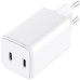 Зарядний пристрій Sandberg 2xUSB 65W (2xUSB-C) Gan III (441-56)