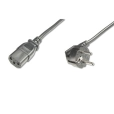Кабель живлення C13 0.75m 0.75mm black Digitus (AK-440109-008-S)