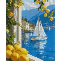 Картина по номерам Santi алмазна мозаїка Літня відпустка 40х50 см на підрамни (956050)