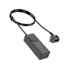 Зарядний пристрій HOCO NS4 Sharp desktop socket 2xUSB-C + USB-A PD65W Black (6942007617352)