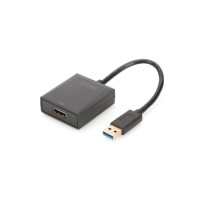 Перехідник USB 3.0 AM to HDMI AF Full HD black Digitus (DA-70841)