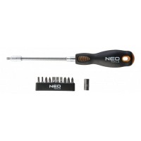 Викрутка Neo Tools з гибким стержнем, набір біт 12 шт (04-212)