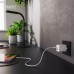 Зарядний пристрій Digitus 1xUSB-C + 1xUSB PD45W GaN white (DA-10302)