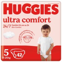 Підгузок Huggies Ultra Comfort 5 (12-22 кг) Jumbo 42 шт (5029053567884_5029053567594)