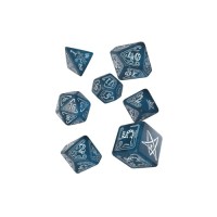 Набір кубиків для настільних ігор Q-Workshop Call of Cthulhu Abyssal white Dice Set (SCTH3F)