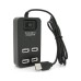 Концентратор Voltronic USB 2.0 to 4xUSB black (YT-HWS4-B)