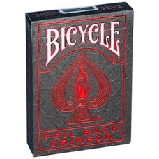 Гральні карти Bicycle Foil Back Crimson (red) (02440)