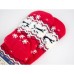 Шкарпетки дитячі Bross махрові новорічні (9901-4-6-red)