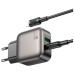 Зарядний пристрій BOROFONE BAS55A Absolute 1xUSB-C PD30W + 1xUSB QC3.0 + cable USB-C to Lightning Black (6941991116247)