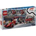 Конструктор LEGO City Піт-стоп і піт-екіпаж F1 з болідом Ferrari (60443)