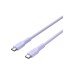 Дата кабель USB-C to USB-C 1.0m OnWire 60CL C-C 60W COLOR Braided 1m Purple Canyon (CND-CCAP60AB10PU)