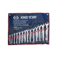 Ключ KING TONY ріжково-накидний, дюймовий 14 шт (1214SR)