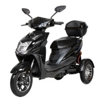 Електроскутер Atlas Falcon Trike Box 1500W Black (4014)