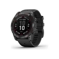 Смарт-годинник Garmin fenix 7X Pro Saph Solar, Carbon Gray Ti w/Black Band, GPS (010-02778-11)