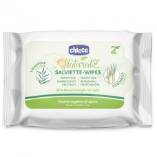 Дитячі вологі серветки Chicco Naturalz, 20 шт, захисні та освіжуючі (11599.00)