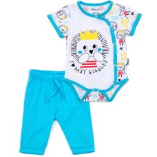 Набір дитячого одягу Miniworld з їжаком (14960-74B-blue)