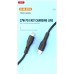Дата кабель USB-C to Lightning 1.0m 27W Rock XO (NBQ231A_Black)