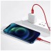Дата кабель USB-C to Lightning 1.0m 20W red Baseus (CATLYS-A09)