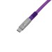 Дата кабель USB-C + USB A to USB-C 1.0m Double-Sleeved Geek purple Keychron (CAB23_KEYCHRON)