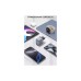 Зарядний пристрій Vention 1xUSB-C PD70W + 1xUSB QC3.0 22.5W GaN + cable USB-C to USB-C 1.0m 5A gray (TZ-FCGH0-EU)