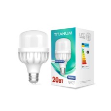 Лампочка TITANUM A80 20W E27 6500К (TL-HA80-20276)