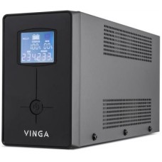 Пристрій безперебійного живлення Vinga LCD 600VA metal case (VPC-600M)