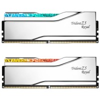 Модуль пам'яті для комп'ютера DDR5 32GB (2x16GB) 7200 MHz Trident Z5 Royal Silver G.Skill (F5-7200J3445G16GX2-TR5S)