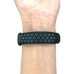 Ремінець до фітнес браслета BeCover Vents Style для Xiaomi Mi Smart Band 9 Black-Blue (711982)