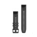 Ремінець до смарт-годинника Garmin fenix 6 solar 22mm QuickFit Slate Gray Silicone (010-12863-22)