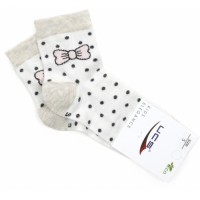 Шкарпетки UCS Socks в горошок (M0C0101-2119-1G-cream)