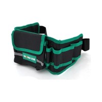 Сумка для інструмента Voltronic на пояс TUOSEN, 8 кишеньок, чорно-зелена (YT-TBT8)