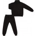 Спортивний костюм A-Yugi на блискавці (7052-164B-black)