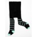 Колготки BNM у смужку (M0C0301-1334-74B-blackgreen)