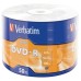 Диск DVD Verbatim 4.7Gb 16X Wrap-box 50pk Extra MATT SILVER (43791)