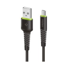 Дата кабель USB 2.0 AM to Micro 5P 2.0m CBFLEXM2 black Intaleo (1283126521430)