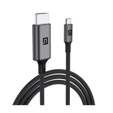 Кабель мультимедійний USB-C to HDMI M 2.0m 4K60Hz black Armorstandart (ARM76891)
