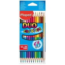 Набір для творчості Maped Color Peps Duo двосторонні 12 шт. 24 кольори (MP.829600)