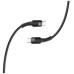 Дата кабель USB-C to USB-C 0.3m 3А black ColorWay (CW-CBPDCC054-BK)