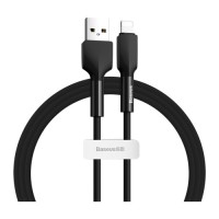 Дата кабель USB 2.0 AM to Lightning 1.0m black Baseus (CALGJ-01)