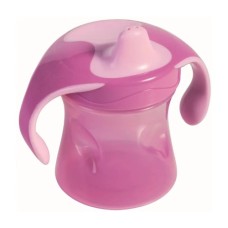 Поїльник-непроливайка Baby-Nova з ручками рожева 220 м (3966043)