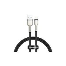 Дата кабель USB 2.0 AM to Lightning 0.25m 2.4A Cafule Series Meta black Baseus (CALJK-01)