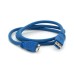 Дата кабель USB 3.0 AM to Micro B 0.8m black Voltronic (YT-3.0AM\Micro-B-0.8B)