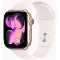Смарт-годинник Apple Watch Series 11 GPS + Cellular 42mm Rose Gold Aluminium Case with Light Blush Sport Band - S/M (MF8E4RK/A)